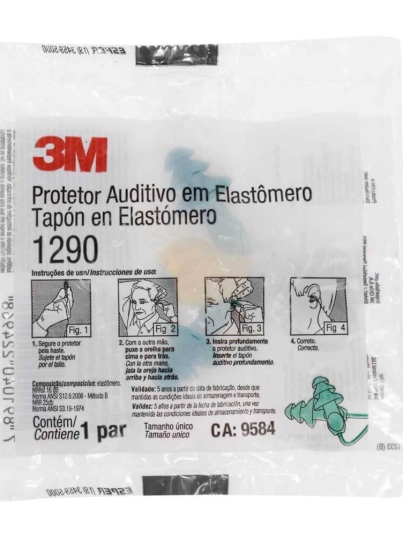 PROTETOR-3M-AUDITIVO-AURICULAR-COPOLIMERO-VERDE-16DB